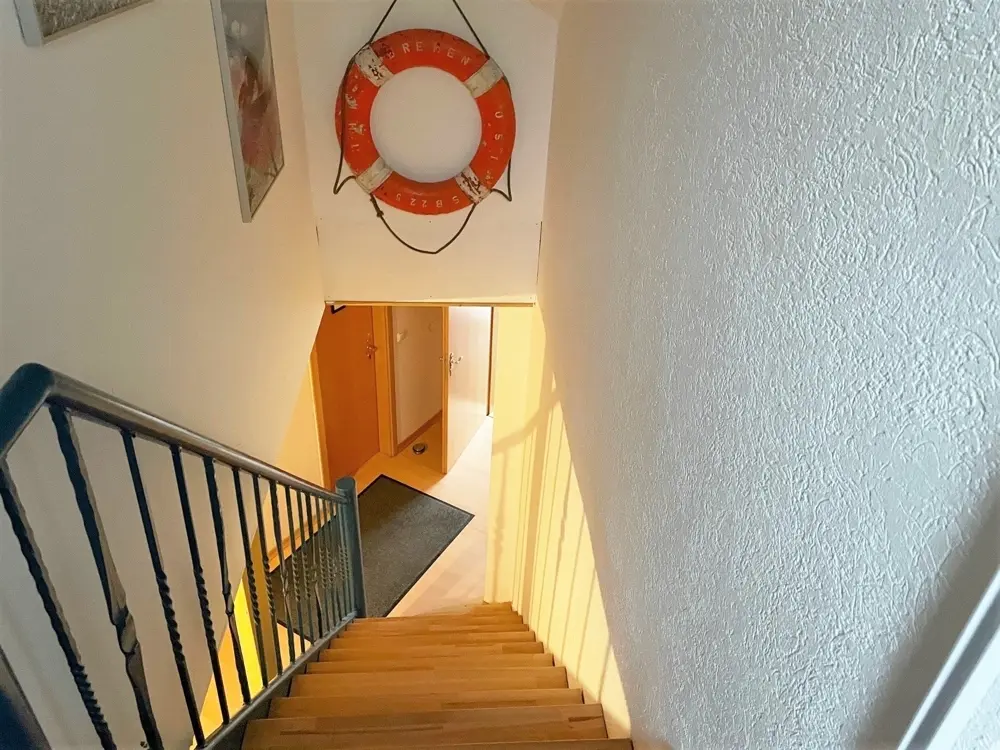 Treppe zum Dachgeschoss